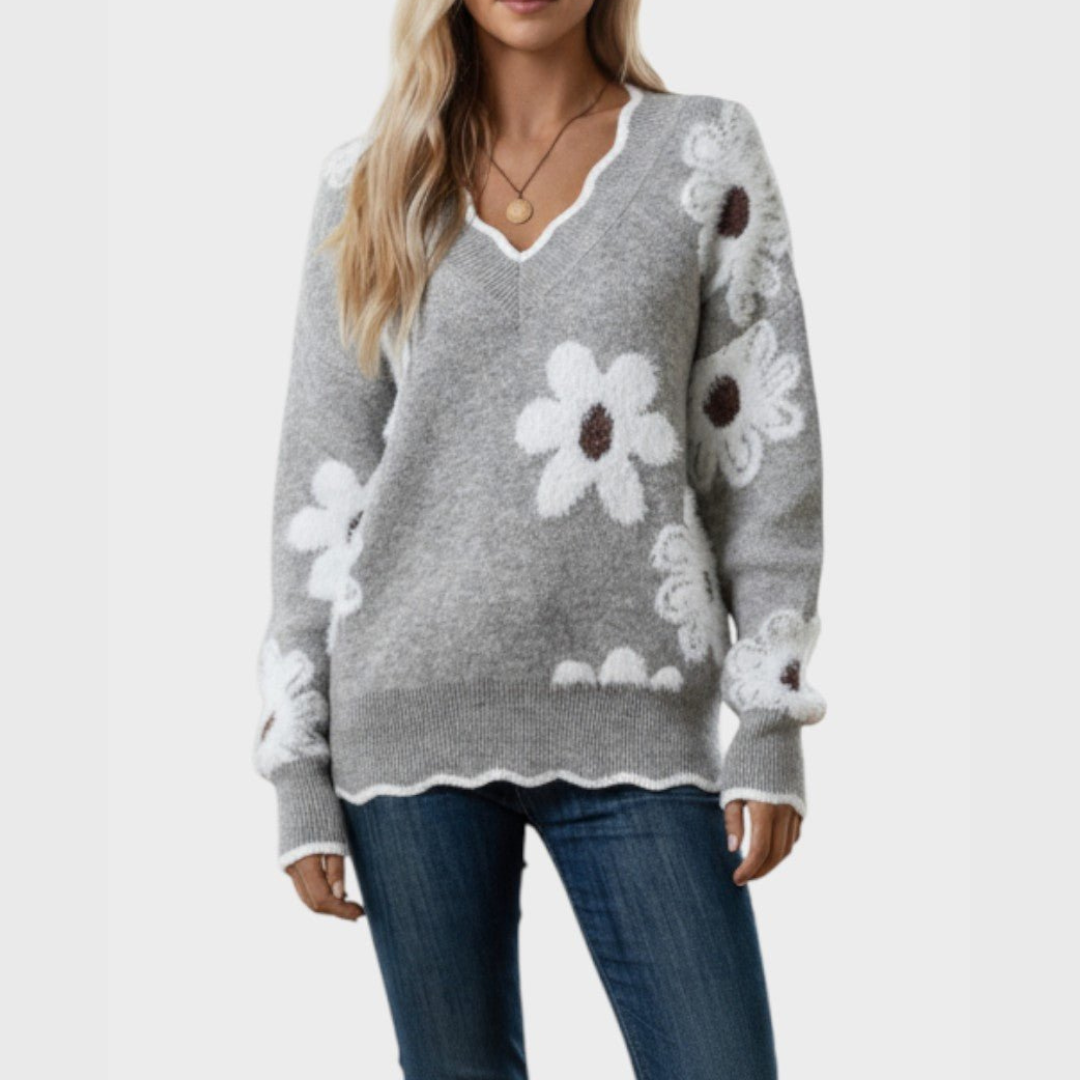 Thea | Blomstertrøje